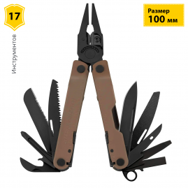 Мультитул LEATHERMAN REBAR COYOTE 832406 с нейлоновым чехлом